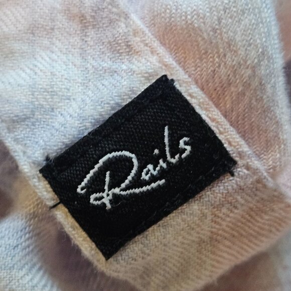 ASOT Rails Women Plaid Button-Down Shirt S Soft Fall Flannel, Clean Girl, Layeri - Picture 7 of 12